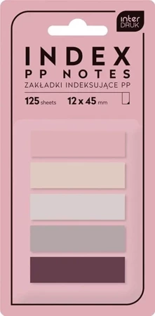 Zakładki indeksujące PP Nude 125szt mix - INTERDRUK