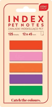 Zakładki indeksujące Pet Catch The Colour 125szt - INTERDRUK