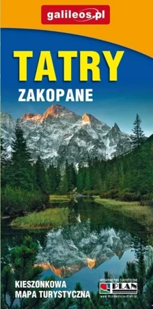 Zakopane - Tatry - mapa kieszonkowa - praca zbiorowa