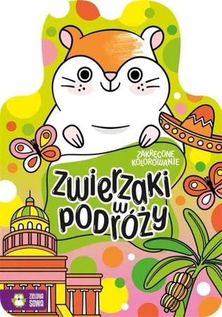 Zakręcone kolorowanie. Zwierzaki w podróży - Justyna Tkocz