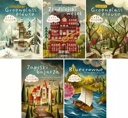 Zapiski bajarza Greenglass House, K.Milford PAKIET - Kate Milford, Anna Wicha