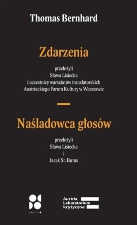 Zdarzenia/Naśladowca głosów - Thomas Bernhard