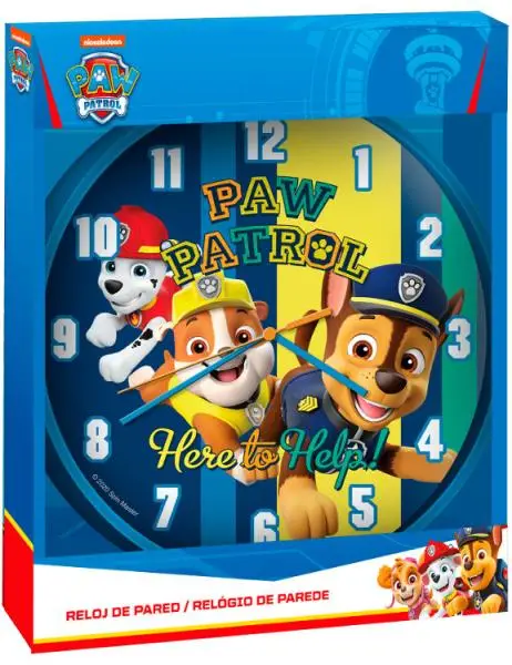 Zegar ścienny Paw Patrol 25cm PW16696 - Kids Euroswan