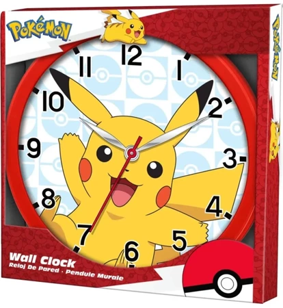 Zegar ścienny Pokemon 25cm POK3159 - Kids Euroswan