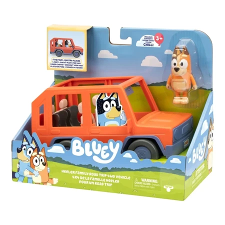 Zestaw Bluey samochód z figurką Chilli BLU17661 - TM TOYS