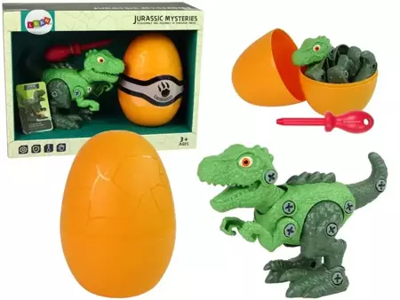 Zestaw Dinozaur Tyranozaur Rex z Jajkiem DIY - Leantoys