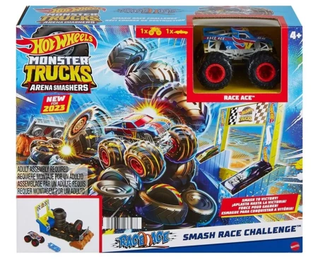 Zestaw Monster Trucks Arena Smashers Race Ace Wieża opon - Hot Wheels