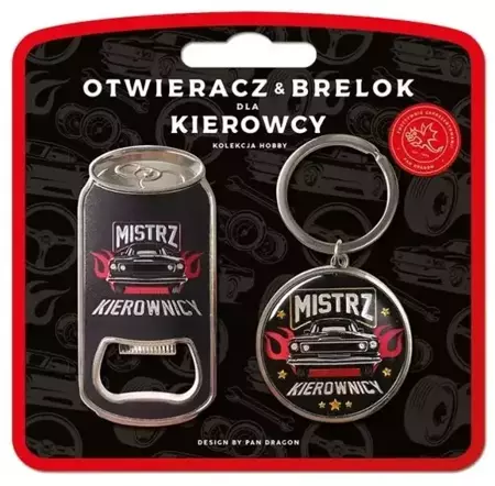 Zestaw brelok + otwieracz dla kierowcy - Pan Dragon