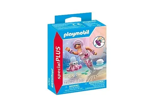 Zestaw figurek Special Plus 71477 Syrenka z ośmiornicą pryskającą wodą - Playmobil