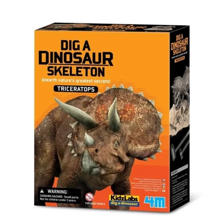 Zestaw naukowy. Wykopaliska Triceratops. - 4m