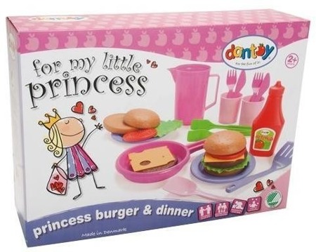 Zestaw obiadowy burgery Princess - Dantoy