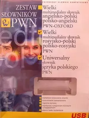 Zestaw słowników PWN PenDrive. Uniwersalny słownik języka polskiego PWN+Wielki multimedialny słownik