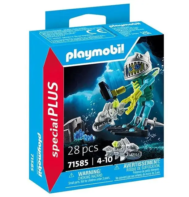 Zestaw z figurką Special Plus 71585 Robot - nurek - Playmobil