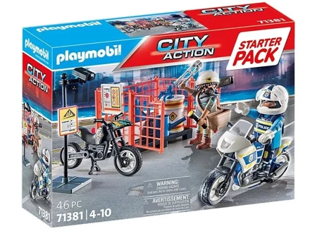 Zestaw z figurkami City Action 71381 Starter Pack Policja - Playmobil