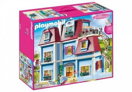 Zestaw z figurkami Dollhouse 70205 Duży domek dla lalek - Playmobil