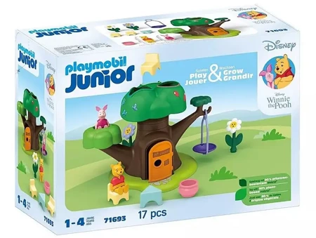 Zestaw z figurkami Junior Disney 71693 Domek w drzewie Kubusia Puchatka i Prosiaczka - Playmobil