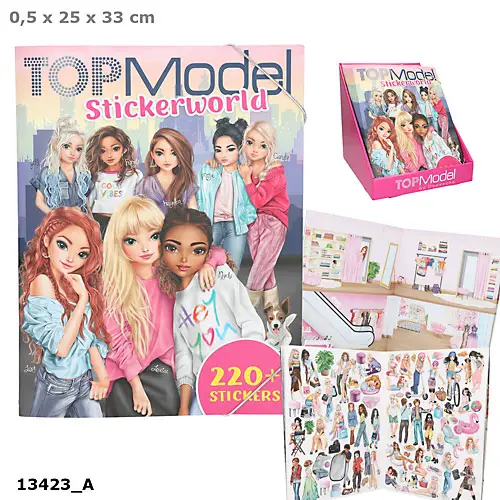 Zestaw z naklejkami Top Model  13423A