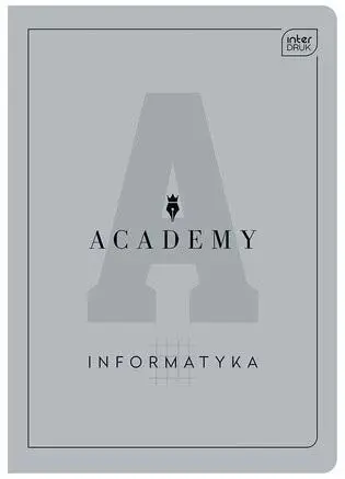 Zeszyt A5/60K kratka Inforrmatyka Academy (10szt) - INTERDRUK