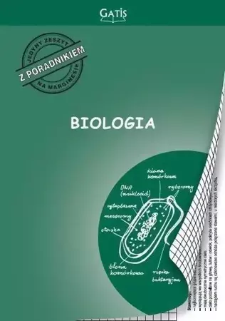 Zeszyt z poradnikiem A5/60k kratka Biologia - Gatis