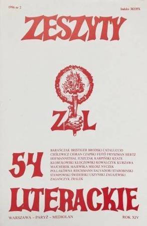 Zeszyty literackie 54 2/1996 - praca zbiorowa