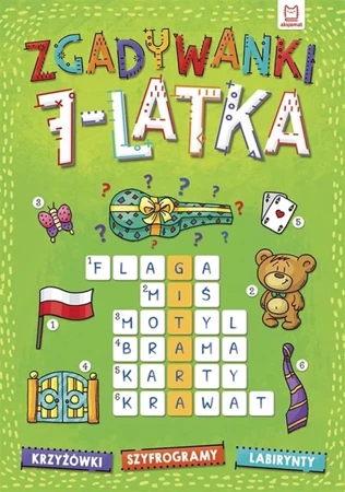 Zgadywanki 7-latka. krzyżówki, szyfrogramy.. - praca zbiorowa