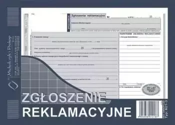 Zgłoszenie reklamacyjne 601-3 - Michalczyk i Prokop