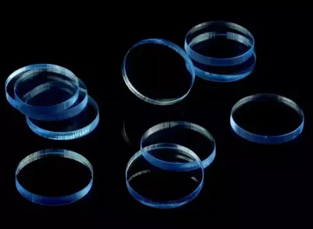 Znaczniki akryl nieb. fluo okrągłe 22x3mm 10szt - Crafters