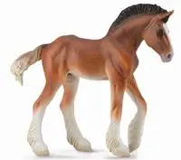 Źrebię Clydesdale Bay M - Collecta