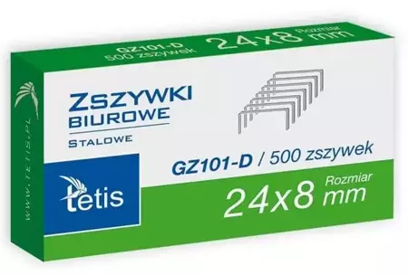 Zszywki biurowe GZ101-D - Tetis