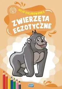 Zwierzęta egzotyczne kolorowanka 2 sztuki