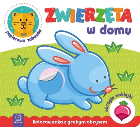 Zwierzęta w domu. Kolorowanka z grubym obrysem - Agnieszka Bator