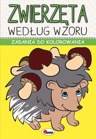 Zwierzęta według wzoru. Zadania do kolorowania - Piotr Kozera