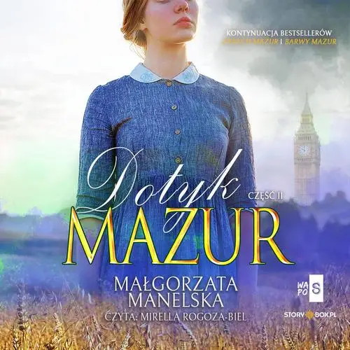 audiobook Dotyk Mazur. Część 2. Pożegnanie - Małgorzata Manelska