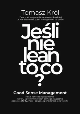 audiobook Jeśli nie lean to co? - Tomasz Król