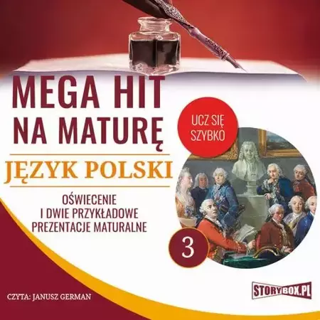 audiobook Mega hit na maturę. Język polski 3. Oświecenie i dwie przykładowe prezentacje maturalne - Małgorzata Choromańska