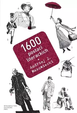 eBook 1600 postaci literackich - Andrzej Makowiecki epub