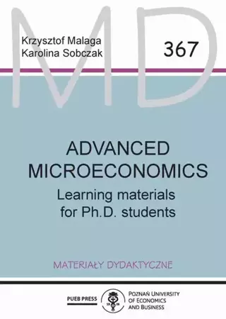 eBook Advanced microeconomics: Learning materials for Ph.D. students - Krzysztof Malaga