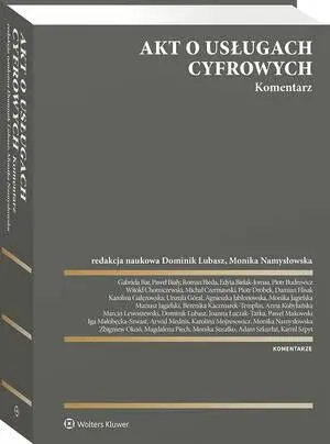 eBook Akt o usługach cyfrowych. Komentarz - Zbigniew Okoń