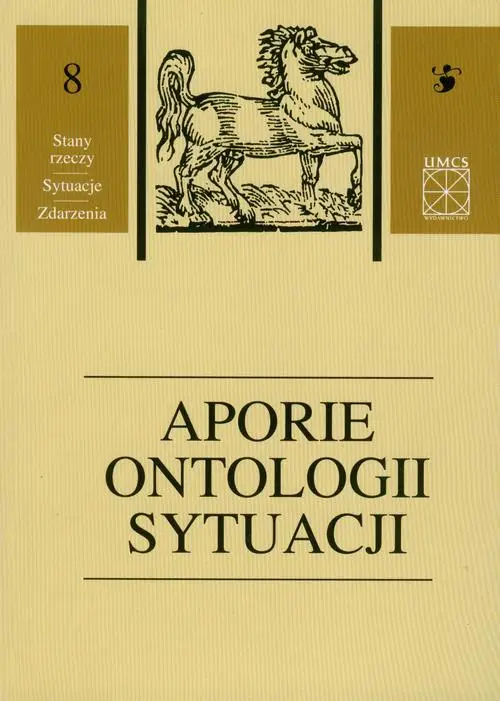 eBook Aporie ontologii sytuacji tom 8 - Andrzej Biłat