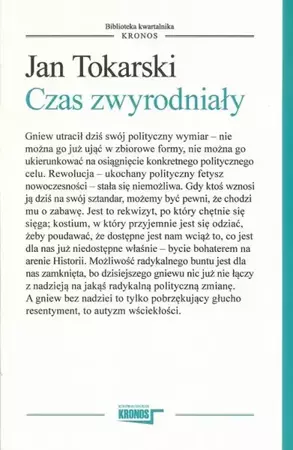 eBook Czas zwyrodniały - Jan Tokarski epub mobi