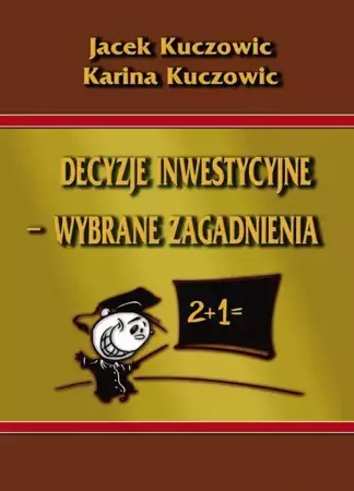 eBook Decyzje inwestycyjne – wybrane zagadnienia - Jacek Kuczowic