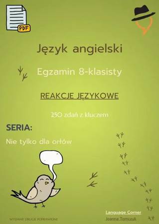 eBook Egzamin ósmoklasisty - Nie tylko dla orłów: reakcje językowe cz.1 - Joanna Tomczuk