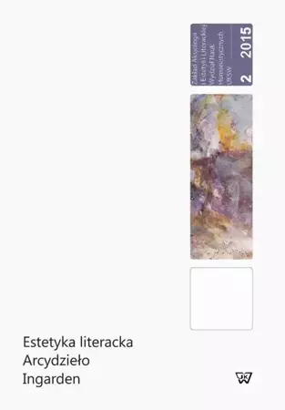 eBook Estetyka literacka Arcydzieło Ingarden - Beata Garlej