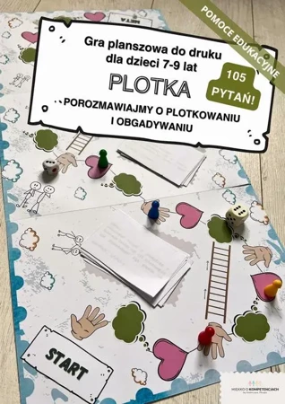 eBook Gra planszowa "Plotkowanie i obgadywanie?" dla dzieci 7-9 lat. Pomoc edukacyjna do druku - Katarzyna Skoczylas-Płuska