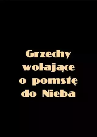 eBook Grzechy wołające o pomstę do nieba - Anonim mobi epub