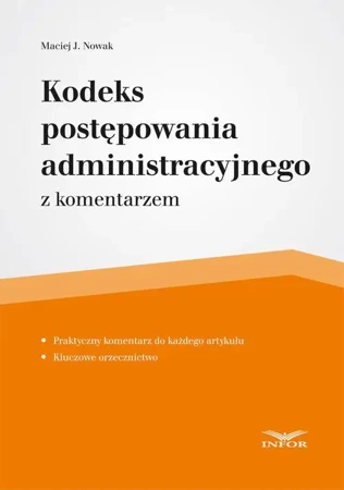 eBook Kodeks postępowania administracyjnego - Maciej Nowak