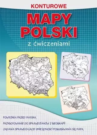 eBook Konturowe mapy Polski z ćwiczeniami - Karol Tomczyk