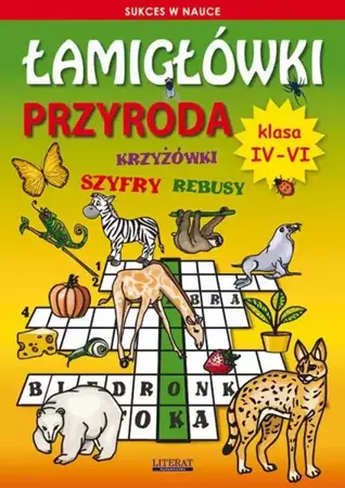 eBook Łamigłówki Przyroda. Klasa 4-6 - Grzegorz Wrocławski