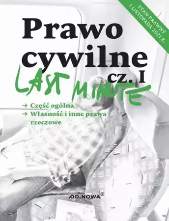 eBook Last Minute Prawo cywilne cz.I - listopad 2021 - Anna Gólska