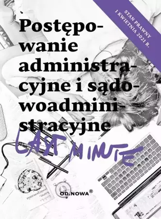 eBook Last Minute postępowanie administracyjne 2022 - Bogusław Gąszcz